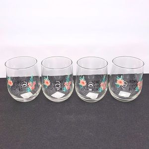 Home Sweet Home Stemless Drinking Glasses 16.8 oz